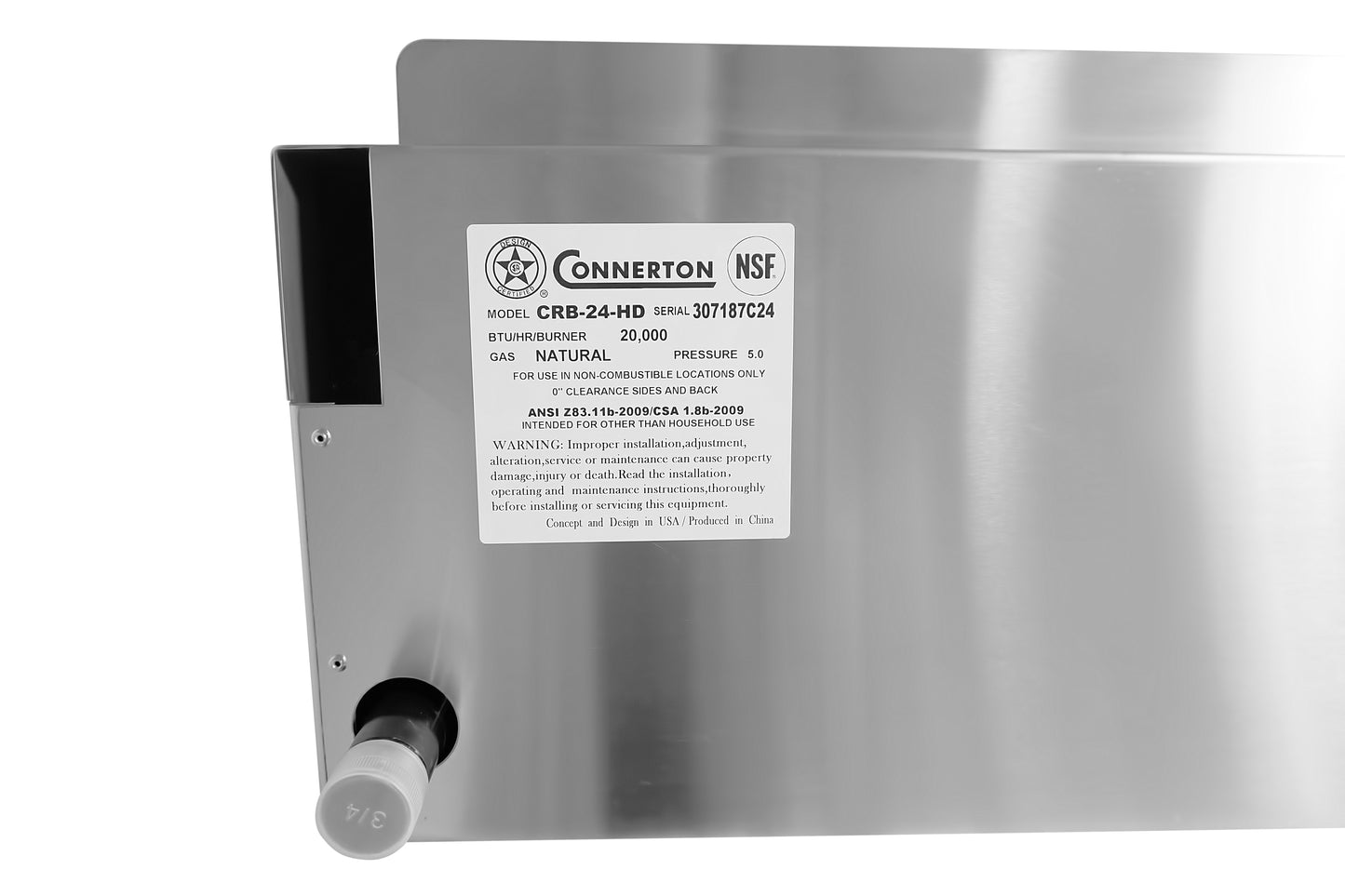 Connerton CRB-24 heavy duty radiant broiler