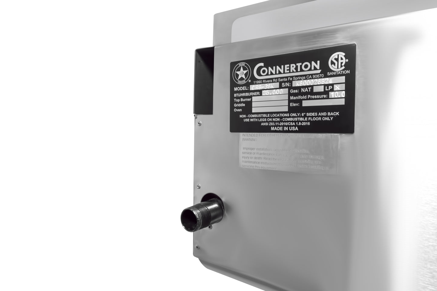 Connerton KABOB-48 Heavy Duty Radiant Broiler