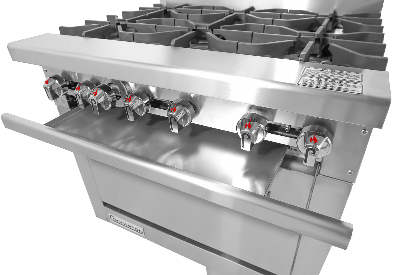 CONNERTON - CN36 Series, 36" Restaurant gas Range with 6 burners & 1 OVEN