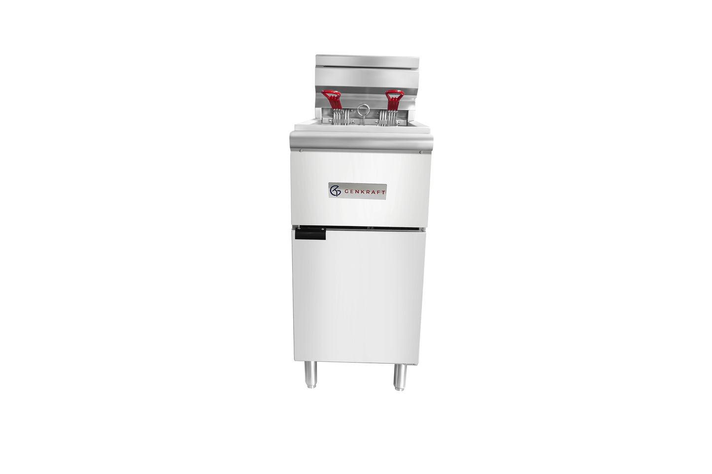 Genkraft 50 Lb. Commercial Electric Fryer, 208V/3PH, 18 KW for Restaurants & Kitchens