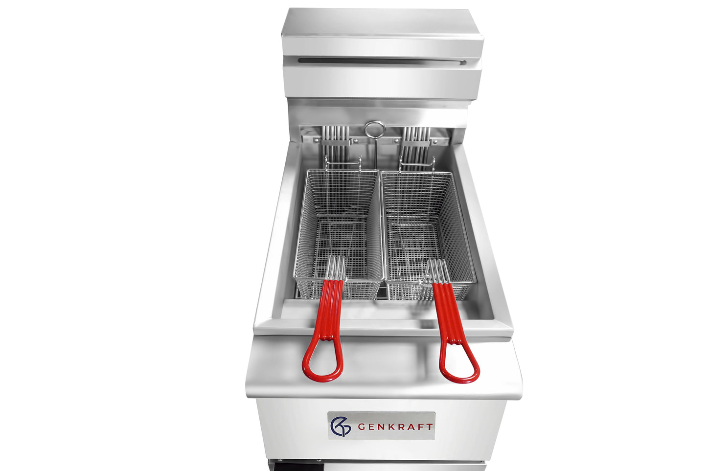 Genkraft 50 Lb. Commercial Electric Fryer, 208V/3PH, 18 KW for Restaurants & Kitchens