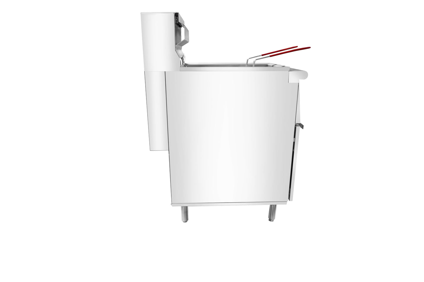 Genkraft 50 Lb. Commercial Electric Fryer, 208V/3PH, 18 KW for Restaurants & Kitchens