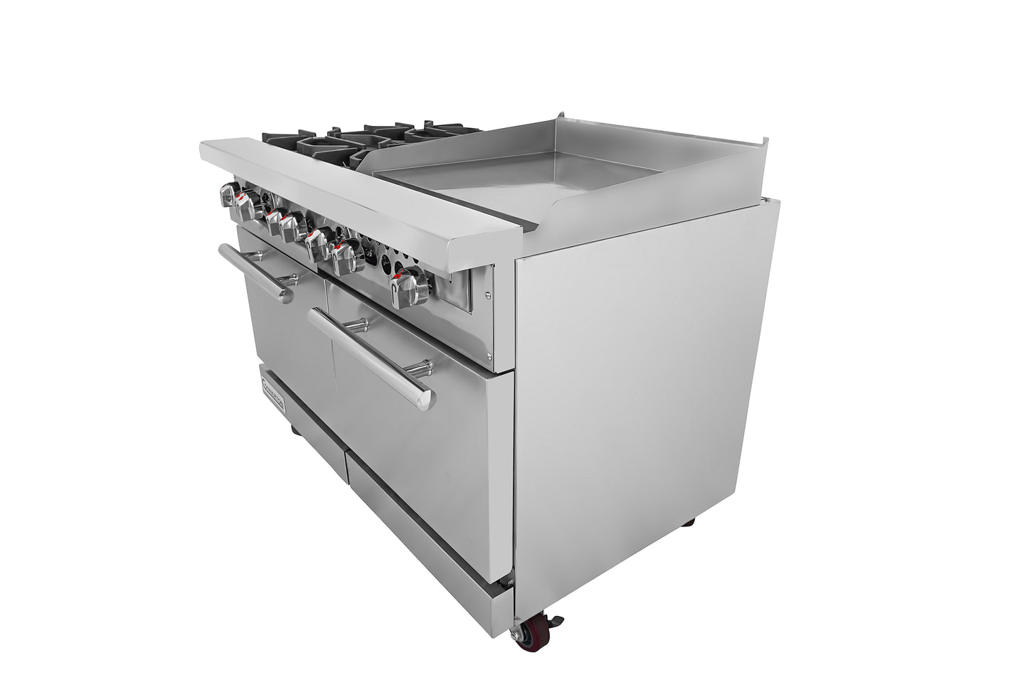 CONNERTON - CN48-2OV Series,48" Restaurant Gas Range with 8 open Burners & 2 OVENS